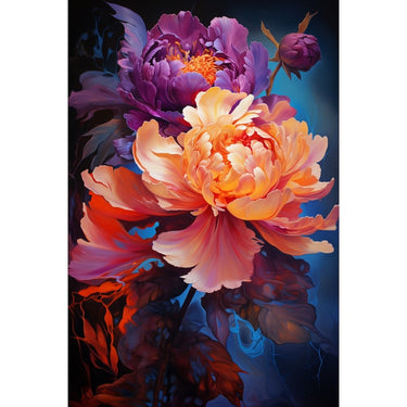 Toile de Pivoine Moderne